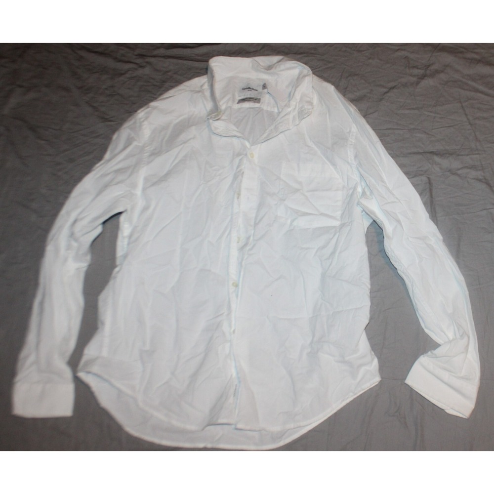 Goodfellow Men's slim fit Button-Down White Shirt size XL X-Large